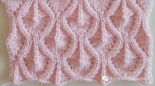 針織作品 漂亮的毛衣針織針跡圖案創意