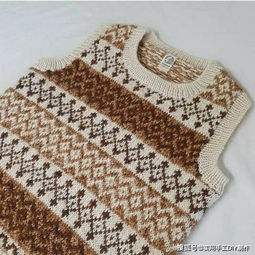 針織作品 秋冬用棕色毛線,織出來(lái)的作品非常好看,織女們學(xué)習(xí)