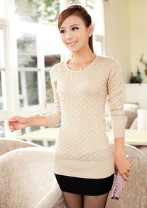 馨慧依菠蘿花中長打底毛衣 針織藝術的溫暖邂逅